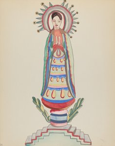 Notre-Dame de Lumière : du portfolio "Dessins coloniaux espagnols du Nouveau-Mexique"