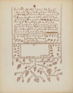 Planche 3 : Livre des Visites de Pecos : Du Portfolio "Dessins coloniaux espagnols du Nouveau-Mexique" - American 20th Century