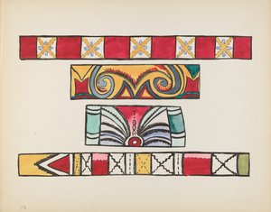 Planche 49 : Design divers : Du portfolio "Designs coloniaux espagnols du Nouveau-Mexique" - American 20th Century