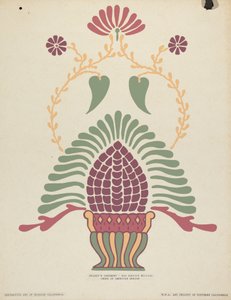 Vêtement de prêtre de la mission San Gabriel du portfolio "Art décoratif de la Californie espagnole"
