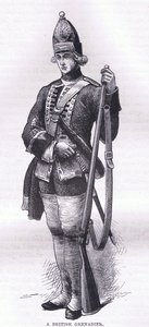 Un grenadier britannique, illustration de l