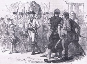 Un paysan goudronné et emplumé, illustration de l