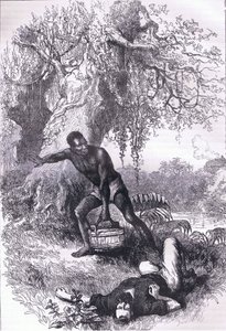 Un incident dans la défense de "Ninety six", illustration de l