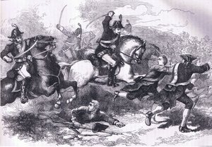 Déroute des recrues loyales, illustration de l