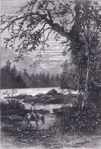 Vue de la Caroline du Nord, illustration de l