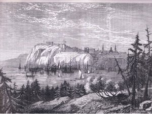 Vue de Québec, illustration de l