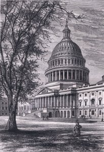 Vue du Capitole, Washington, illustration de l