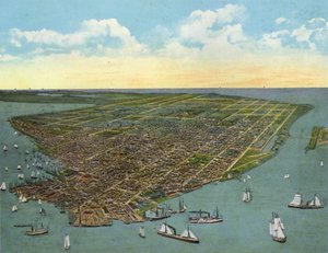 Vue aérienne, Key West, Floride - American Photographer (after)