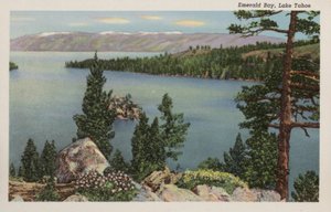 Californie : Emerald Bay, Lac Tahoe - American Photographer (after)