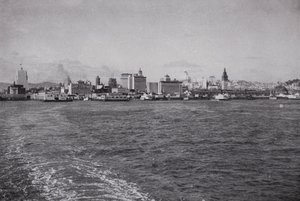 Californie : Skyline de San Francisco, depuis un ferry Southern Pacific - American Photographer (after)