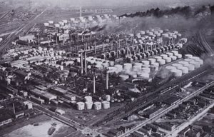 Chicago : Une raffinerie de pétrole voisine vue du ciel
