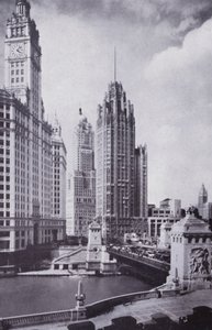 Chicago : Boulevard Link Bridge, vue vers le nord - American Photographer (after)