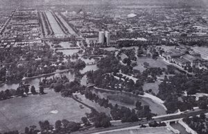 Chicago : Jackson Park et le Midway depuis les airs - American Photographer (after)