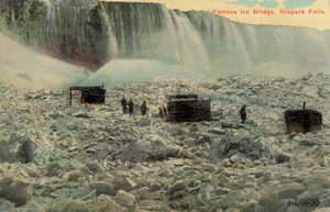 Célèbre pont de glace aux chutes du Niagara, New York, USA - American Photographer (after)