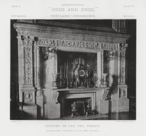 Cheminée : Château de Pau, Pau, France - American Photographer (after)