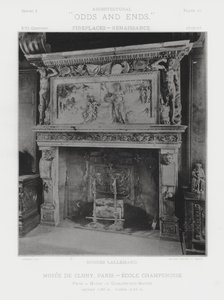 Cheminée : Musée de Cluny, Paris, École Champenoise