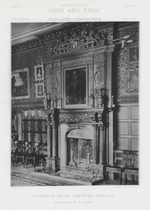 Cheminée : Quorndon House, Leicester, Angleterre - American Photographer (after)