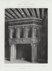 Cheminée : Salle des Gardes de la Reine, Château de Blois, France - American Photographer (after)