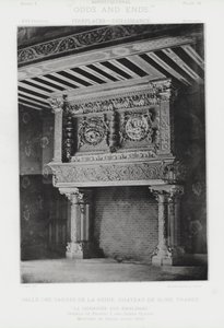 Cheminée : Salle des Gardes de la Reine, Château de Blois, France - American Photographer (after)