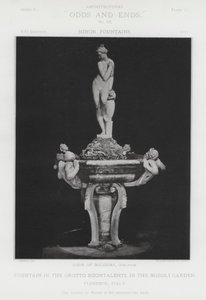 Fontaine dans la Grotte Buontalenti, dans le Jardin de Boboli, Florence, Italie - American Photographer (after)