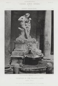 Fontaine dans le Palazzo Lante, Rome, Italie - American Photographer (after)