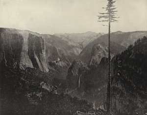 Vue générale de la vallée de Yosemite, Californie - American Photographer (after)
