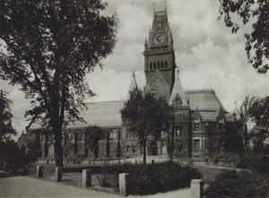Université de Harvard : Memorial Hall (photo n/b) - American Photographer (after)