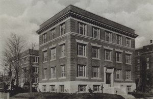 Université de Harvard : Laboratoire commémoratif Wolcott Gibbs, Laboratoire de chimie T Jefferson Coolidge (photo n/b) - American Photographer (after)