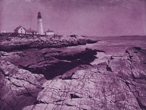 Phare dans le port de Portland, Maine - American Photographer (after)