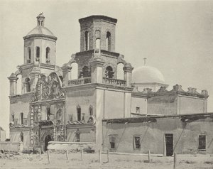 Mission San Xavier Del Bac, Arizona (photo n/b) - American Photographer (after)