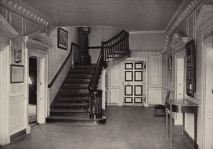 Mount Vernon : Intérieur du manoir, hall central