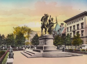 New York : Statue du général Sherman, La Plaza - American Photographer (after)