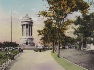 New York : Monument aux soldats et marins, Riverside Drive - American Photographer (after)