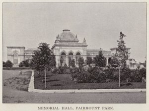 Philadelphie : Memorial Hall, Fairmount Park - American Photographer (after)