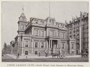 Philadelphie : Union League Club, South Broad, de Sansom à Moravian Street - American Photographer (after)