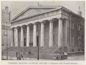Philadelphie : Bureau de douane des États-Unis, Chestnut et Fourth Streets - American Photographer (after)