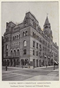 Philadelphie : Association chrétienne des jeunes hommes, coin sud-est de Chestnut et Fifteenth Streets - American Photographer (after)