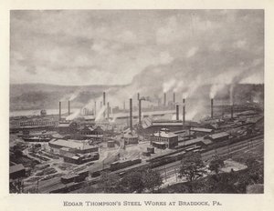 Pittsburgh : Usines sidérurgiques Edgar Thompson à Braddock, Pennsylvanie