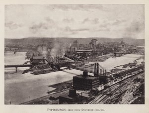Pittsburgh : Vue de Pittsburgh depuis Duquesne Incline - American Photographer (after)