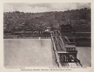 Pittsburgh : Pont de Smithfield Street, rivière Monongahela - American Photographer (after)