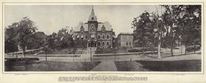 Springfield, Massachusetts : Le groupe de bâtiments de la bibliothèque municipale - American Photographer (after)