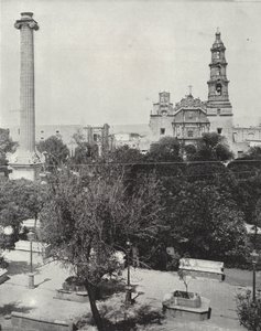 La Plaza Aguas Calientes (photo n/b) - American Photographer (after)