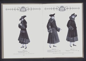Double page du Théâtre de la mode en fourrure - American Photographer (after)