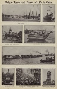 Scènes uniques et phases de la vie en Chine