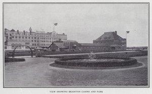 Vue montrant le casino et le parc de Brighton - American Photographer (after)