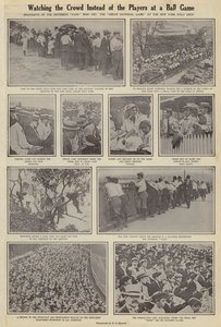 Regarder la foule au lieu des joueurs lors d