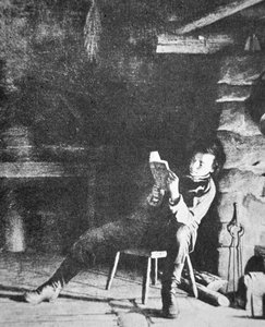 Abraham Lincoln en jeune garçon (photo en noir et blanc) - American Photographer