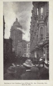 Conséquences du tremblement de terre de 1906 à San Francisco (photo n/b) - American Photographer