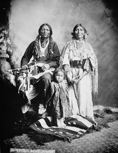 Chef Apache Antonio Maria avec sa famille