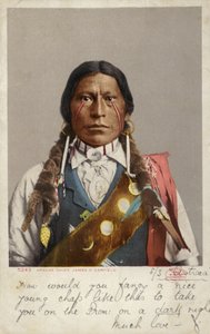 Chef apache James A Garfield (photo n/b) - American Photographer